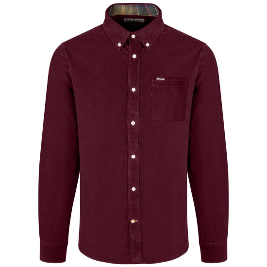 BARBOUR Κόκκινο Πουκάμισο Κοτλέ  Button Down - 3BRMSH5001 