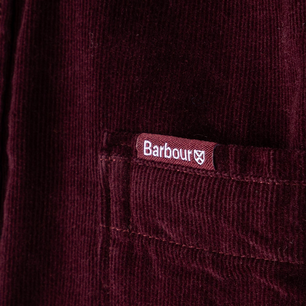 BARBOUR Κόκκινο Πουκάμισο Κοτλέ  Button Down - 3BRMSH5001 