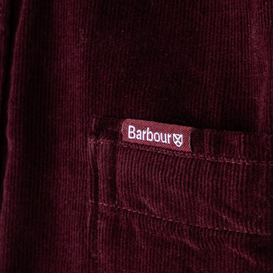 BARBOUR Κόκκινο Πουκάμισο Κοτλέ  Button Down - 3BRMSH5001 