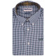 Barbour Μπλε Πουκάμισο Καρό Button Down - 3BRMSH5027 