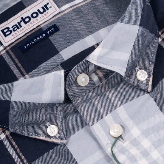 Barbour Γκρι Πουκάμισο Καρό - 3BRMSH5355 