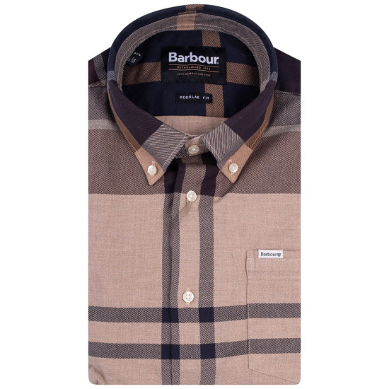 Barbour Μπεζ Πουκάμισο Καρό Button Down - 3BRMSH5382 
