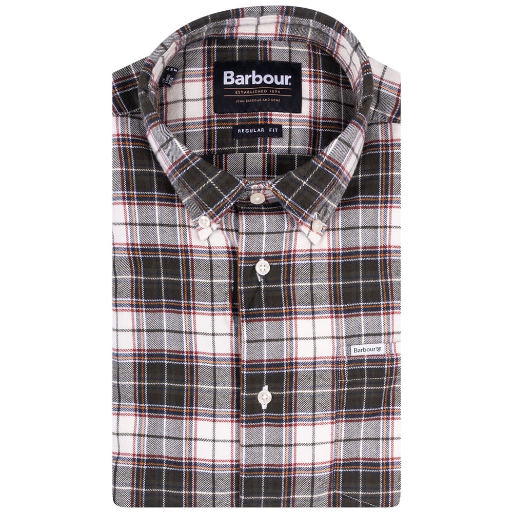 Barbour Λαδί Πουκάμισο Button Down - MSH5637