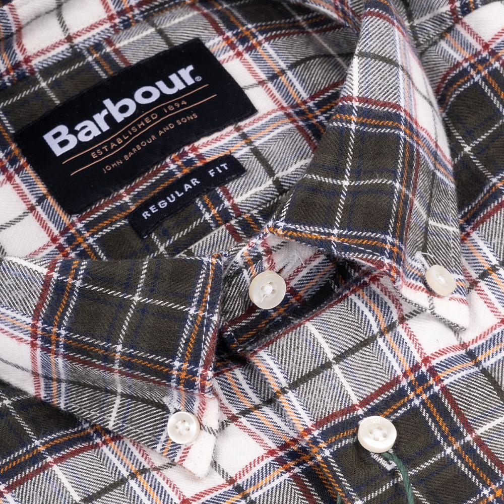 Barbour Λαδί Πουκάμισο Button Down - MSH5637