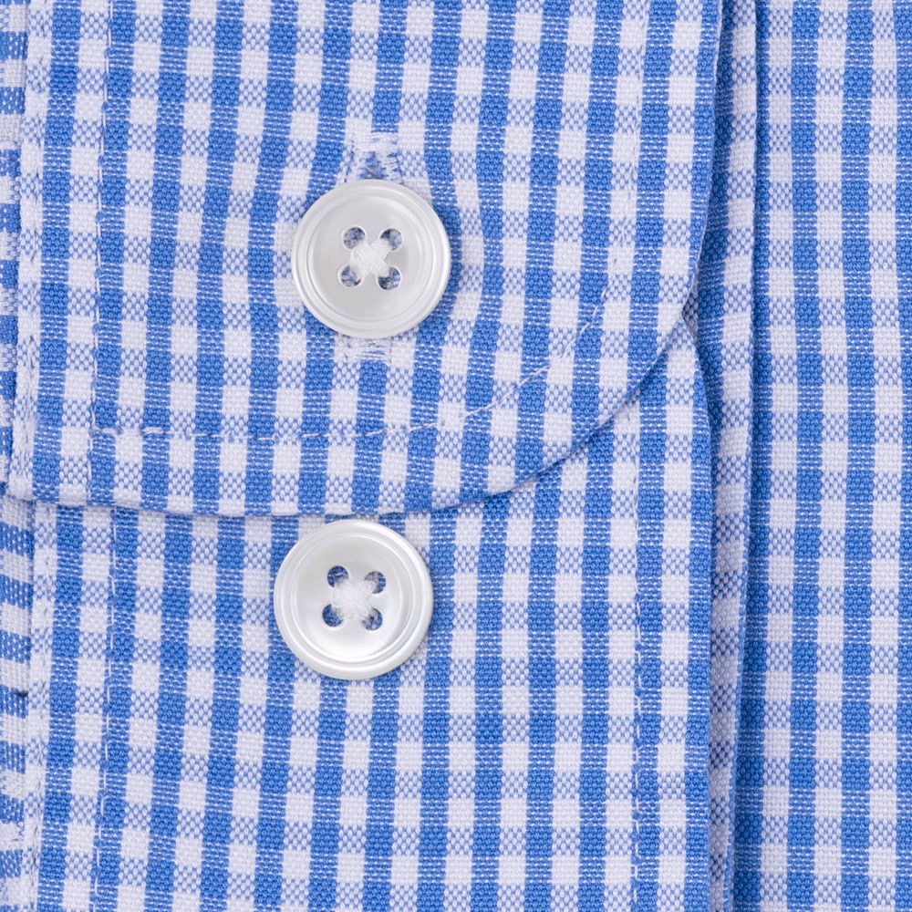 Lacoste Γαλάζιο Καρό Πουκάμισο Button Down - 3CH2932