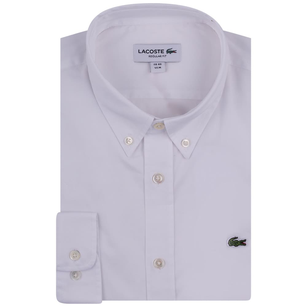 LACOSTE Λευκό Πουκάμισο Button Down - 3CH2933