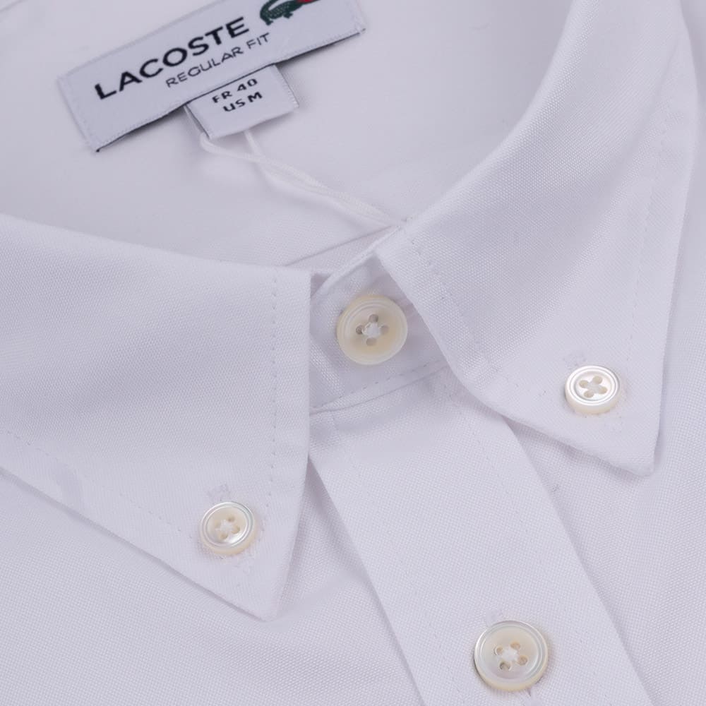 LACOSTE Λευκό Πουκάμισο Button Down - 3CH2933