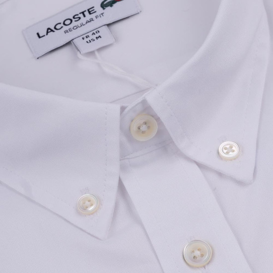 LACOSTE Λευκό Πουκάμισο Button Down - 3CH2933