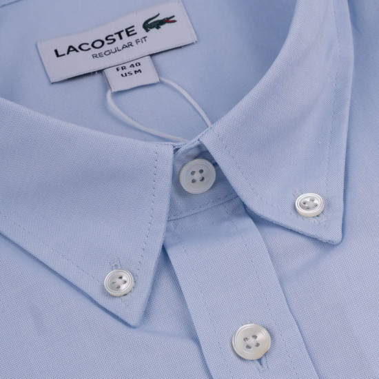 LACOSTE Σιέλ  Πουκάμισο Button Down - 3CH2933