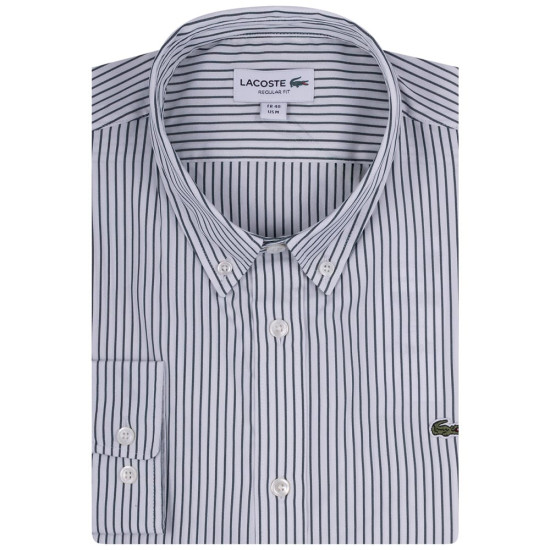 Lacoste Λευκό Πουκάμισο Button Down - 3CH5084