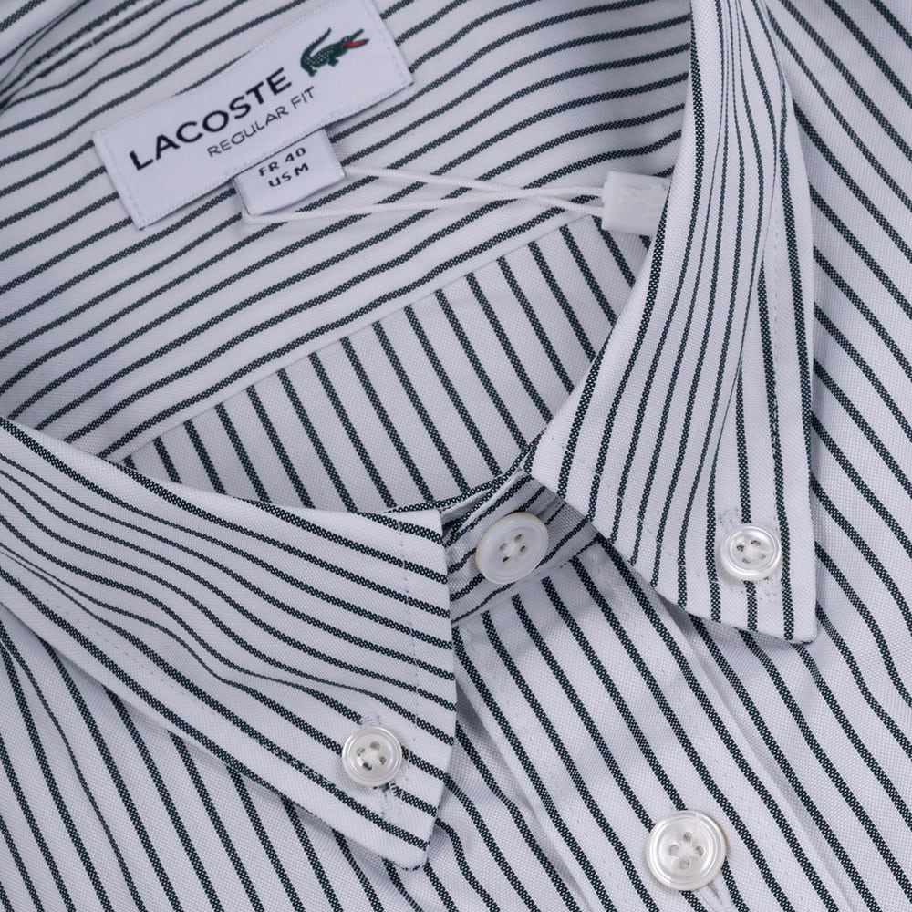 Lacoste Λευκό Πουκάμισο Button Down - 3CH5084