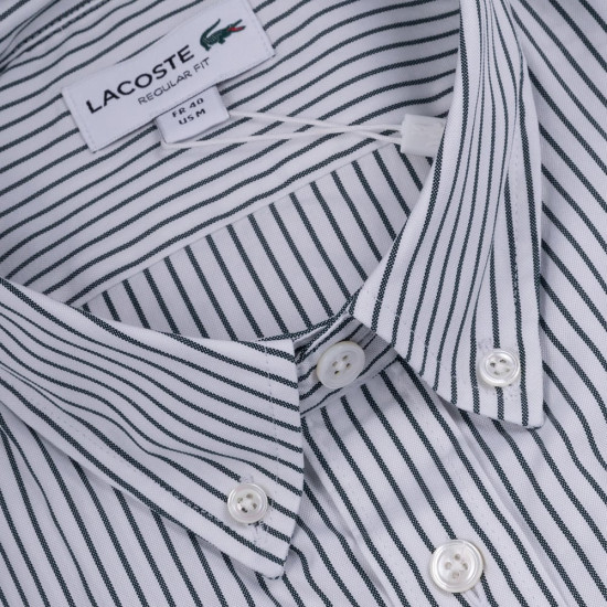 Lacoste Λευκό Πουκάμισο Button Down - 3CH5084