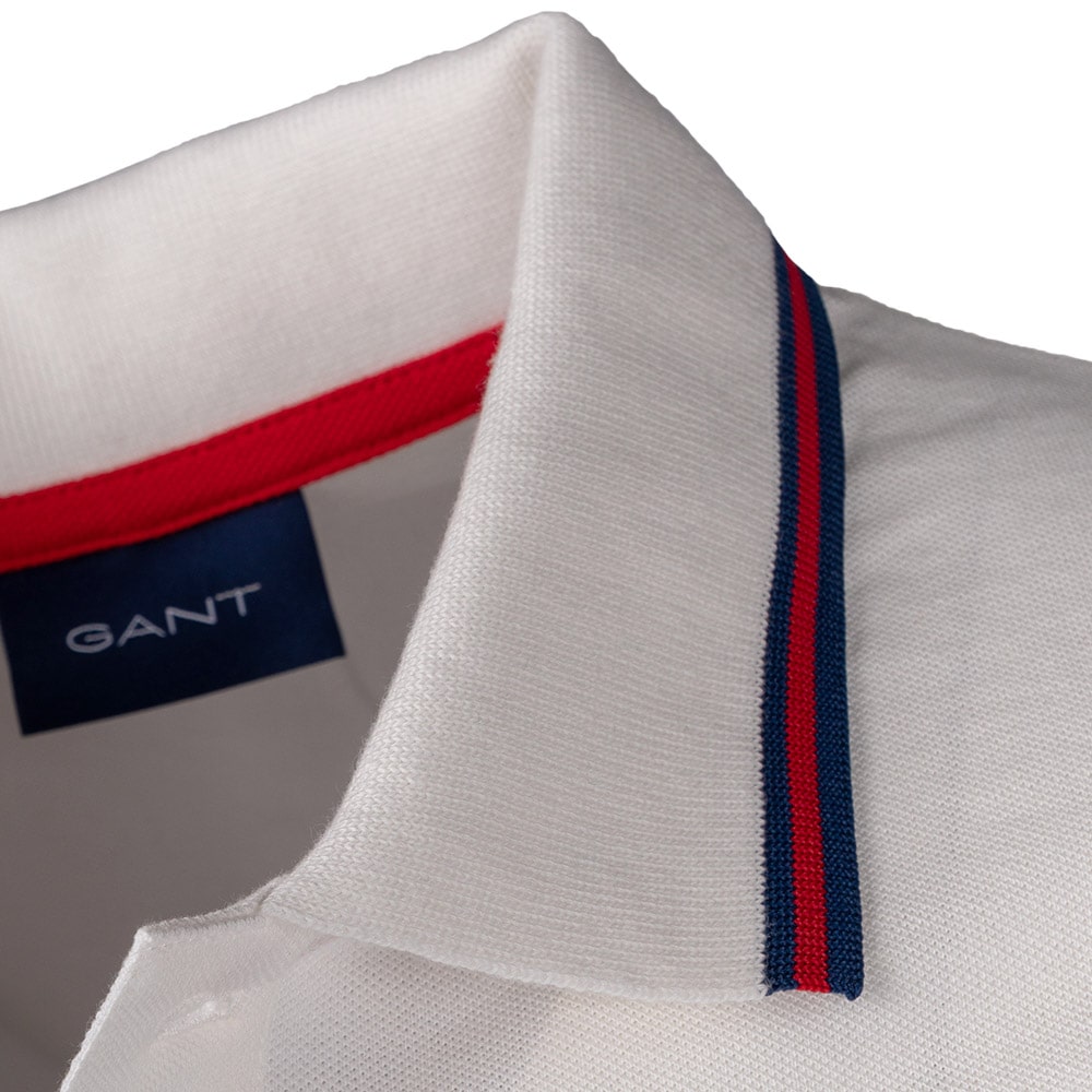 Gant Λευκό Κοντομάνικο polo - 3G2003170