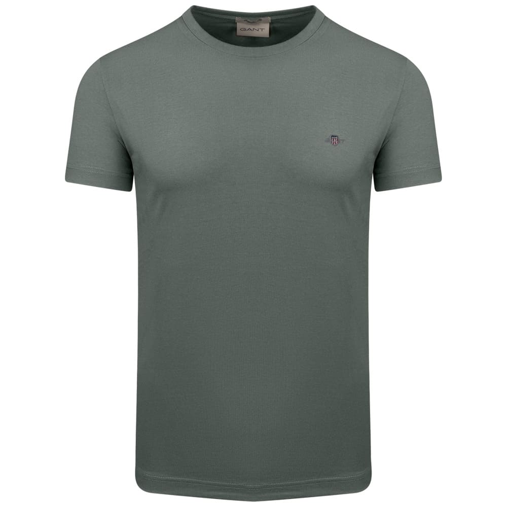 Gant Χακί T-shirt C Neck - 3G2003184
