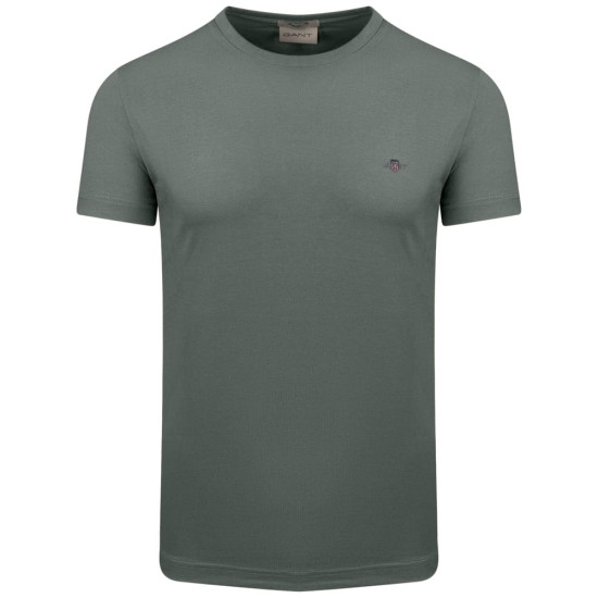 Gant Χακί T-shirt C Neck - 3G2003184