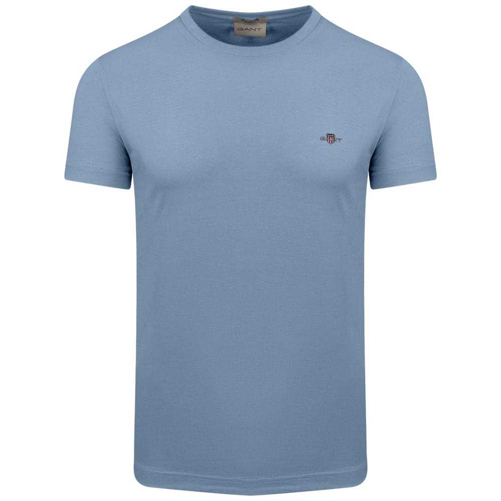 Gant Γαλάζιο T-shirt C Neck - 3G2003184