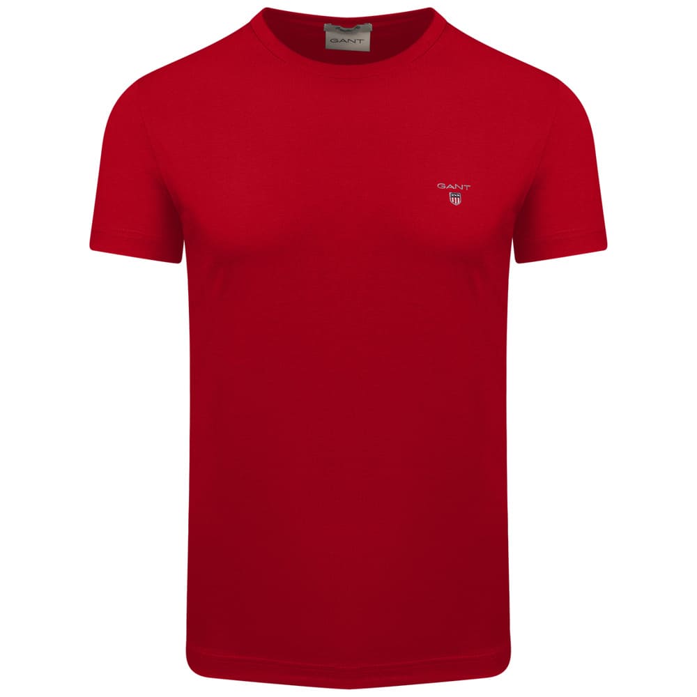Gant Κόκκινο T-shirt C Neck - 3G2003184