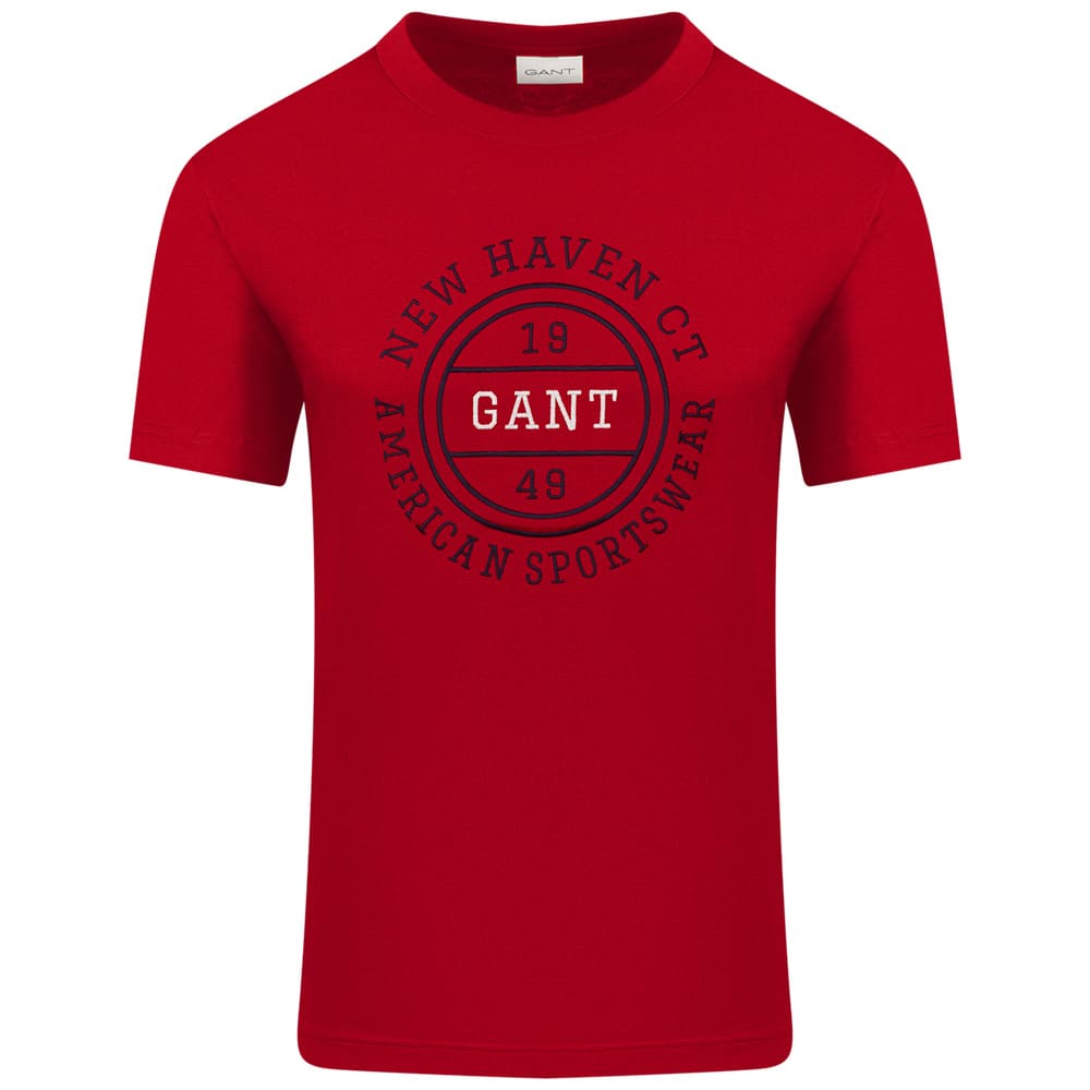 Gant Κόκκινο T-shirt C Neck - 3G2003403