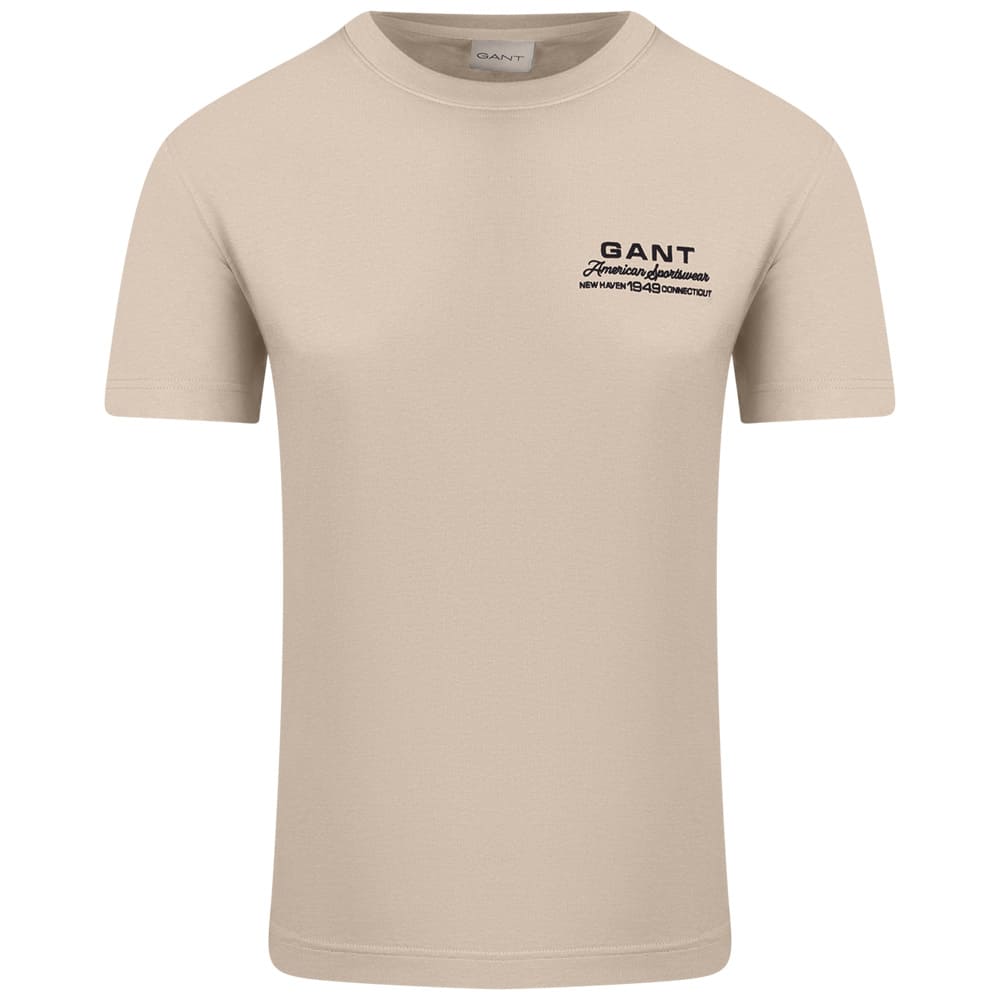 Gant Εκρού T-shirt C Neck - 3G2003409