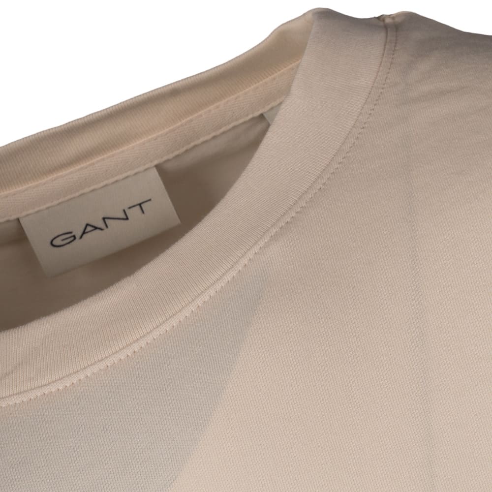 Gant Εκρού T-shirt C Neck - 3G2003425