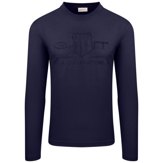 Gant Μπλε Μπλούζα C Neck - 3G2004041