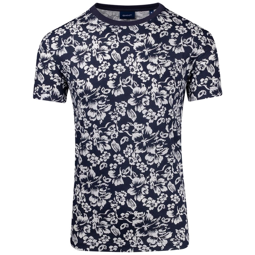 Gant Μπλε T-shirt C Neck - 3G2005108