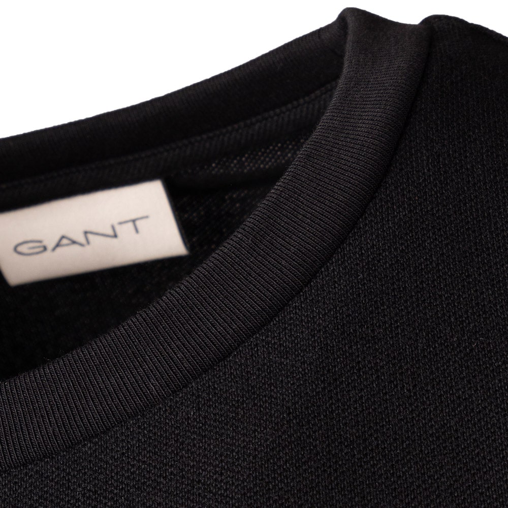 Gant Μαύρη Μπλούζα C Neck - 3G2022143