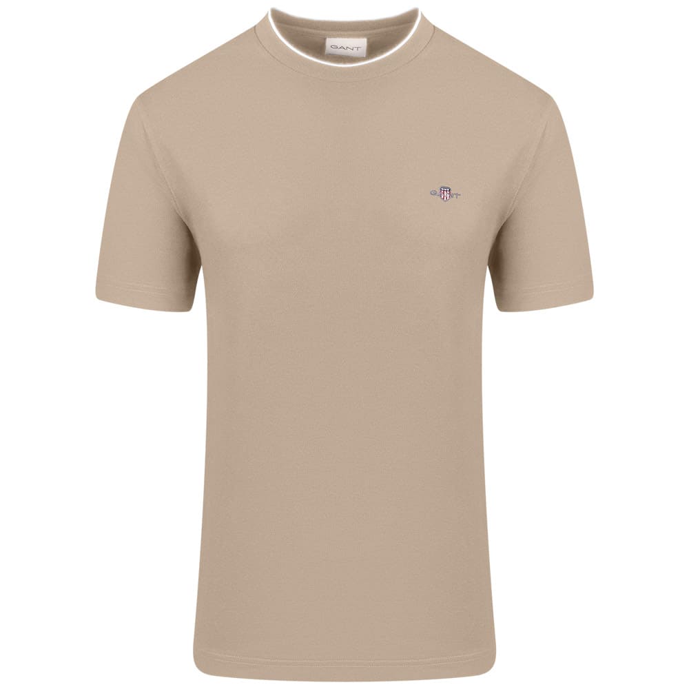 Gant Μπεζ T-shirt C Neck - 3G2033019