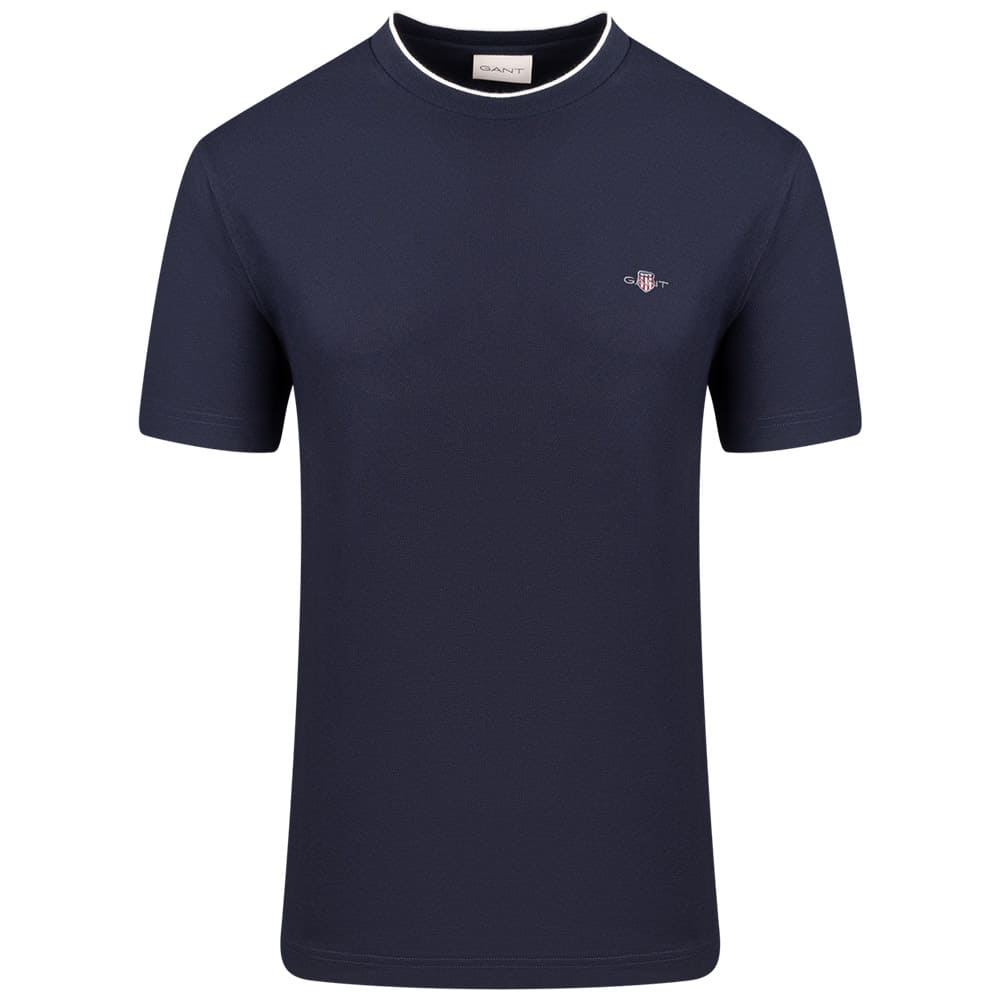 Gant Μπλε T-shirt C Neck - 3G2033019