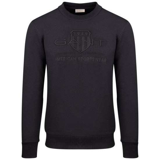 Gant Μαύρο Φούτερ C Neck - 3G2036017