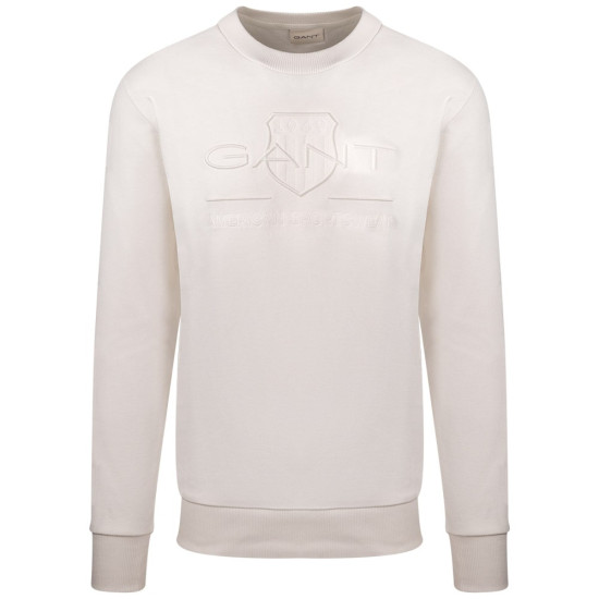 Gant Εκρού Φούτερ C Neck - 3G2036017