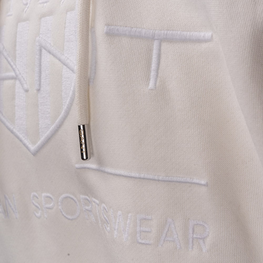 Gant Εκρού Hoodie - 3G2037020