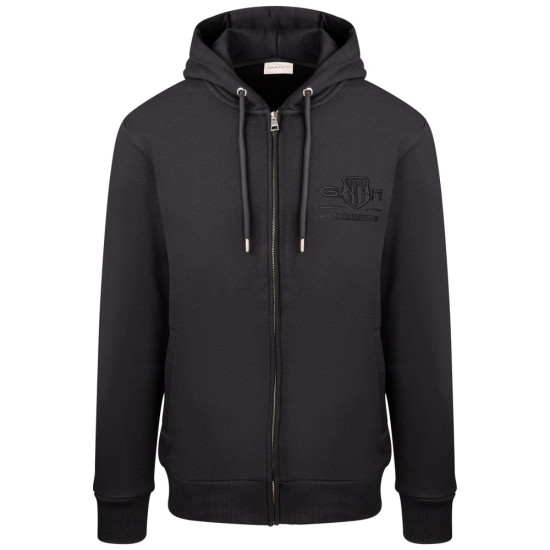 Gant Μαύρη Ζακέτα Hoodie - 3G2037021