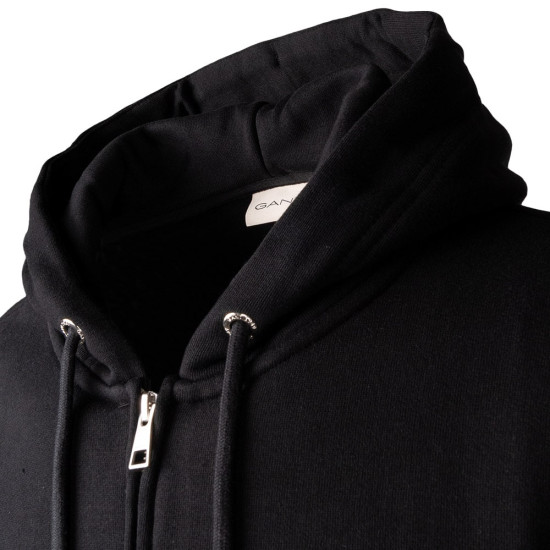 Gant Μαύρη Ζακέτα Hoodie - 3G2037021