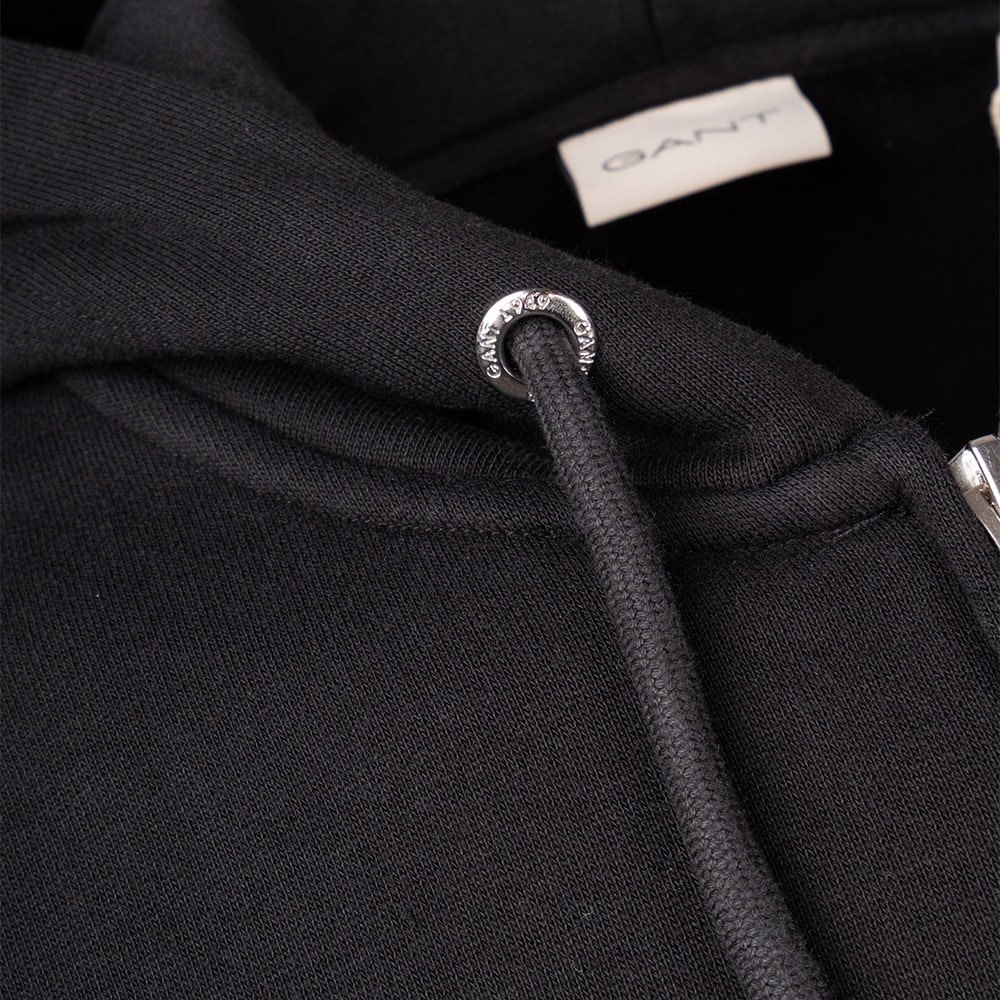 Gant Μαύρη Ζακέτα Hoodie - 3G2037021