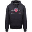 Gant Μαύρο Hoodie - 3G2047082