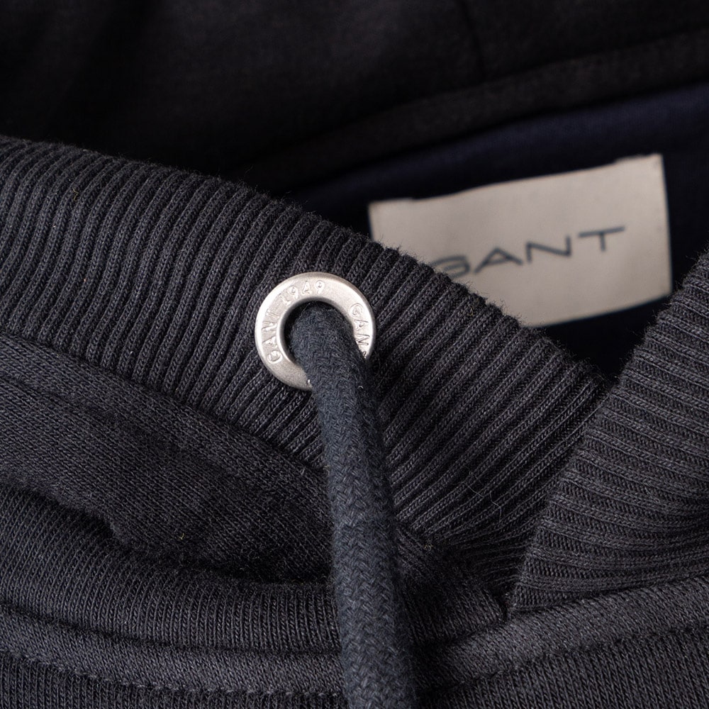 Gant Μαύρο Hoodie - 3G2047082