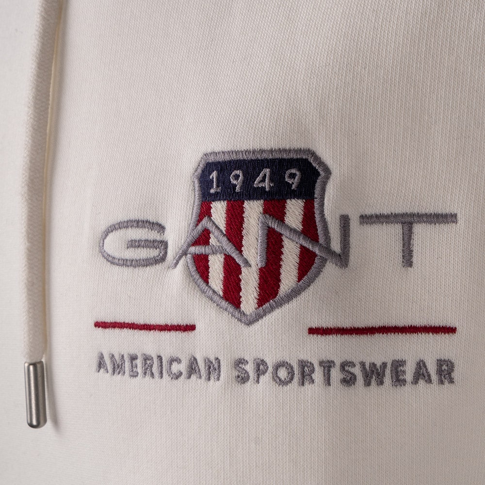 Gant Εκρού Hoodie - 3G2047084