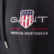 Gant Μαύρο Hoodie - 3G2047084