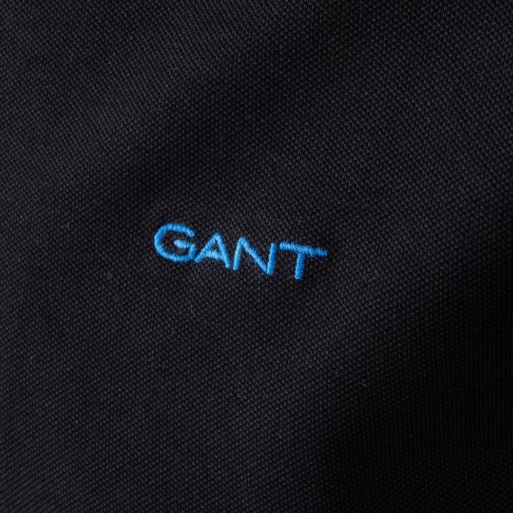 Gant Μαύρο Κοντομάνικο polo - 3G2062026