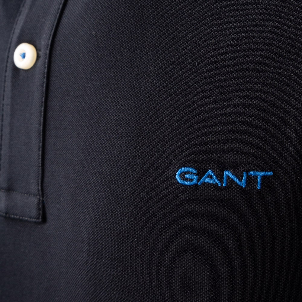 Gant Μαύρο Μακρυμάνικο polo - 3G2065004