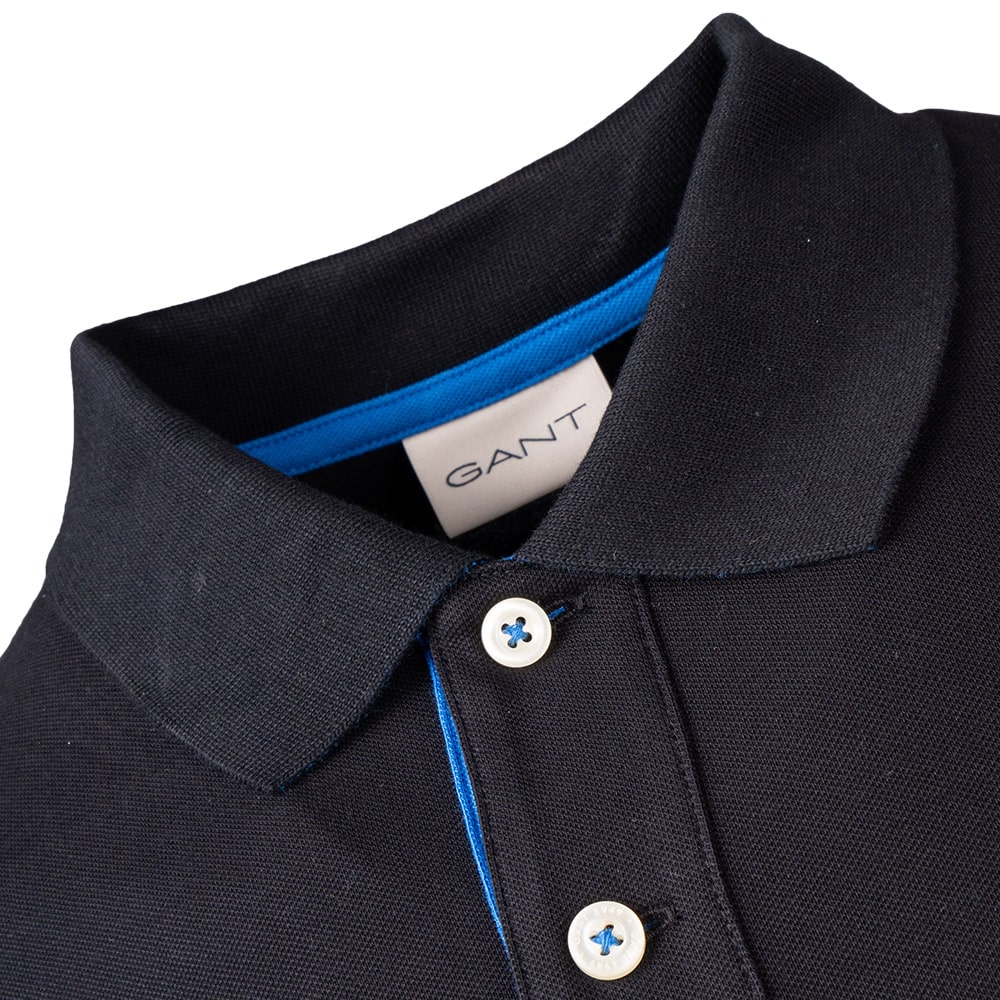 Gant Μαύρο Μακρυμάνικο polo - 3G2065004