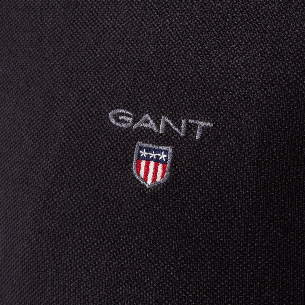 Gant Μαύρο Κοντομάνικο polo - 3G2201