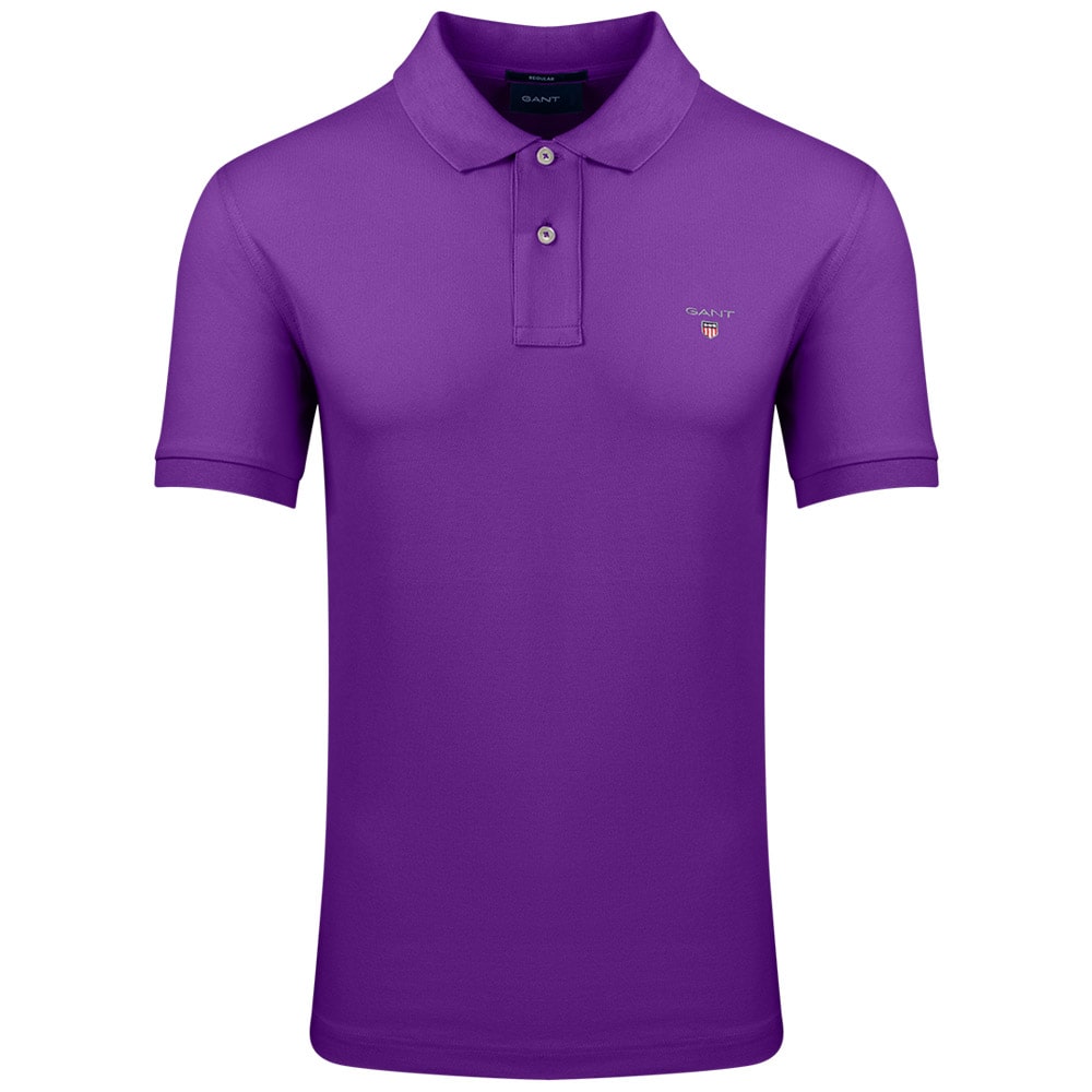 Gant Μωβ Κοντομάνικο polo - 3G2201