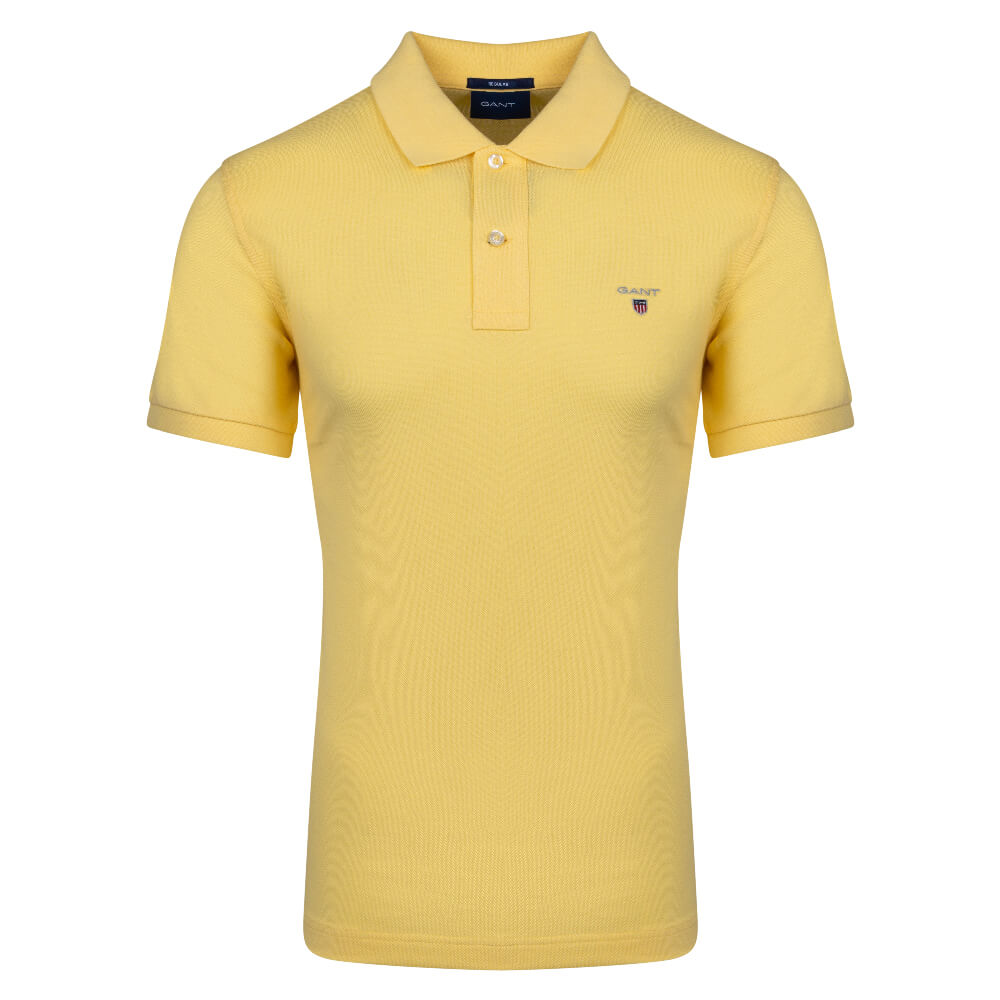 Gant Κίτρινο Κοντομάνικο polo - 3G2201