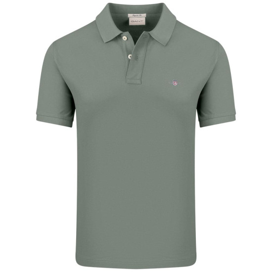 Gant Χακί Κοντομάνικο polo - 3G2210-1