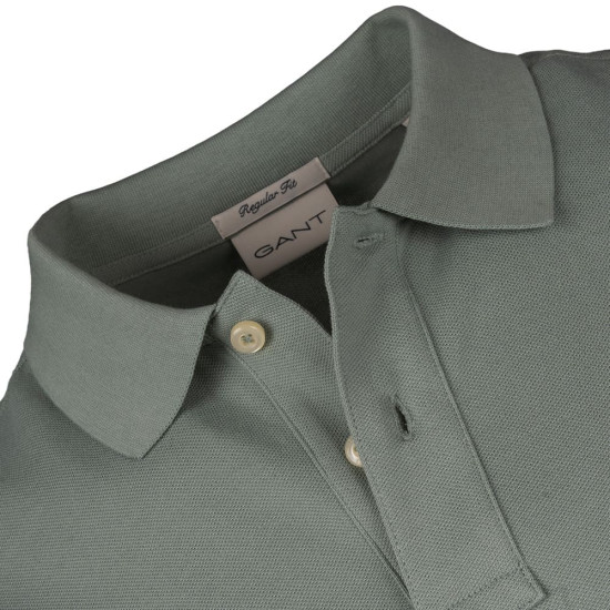 Gant Χακί Κοντομάνικο polo - 3G2210-1