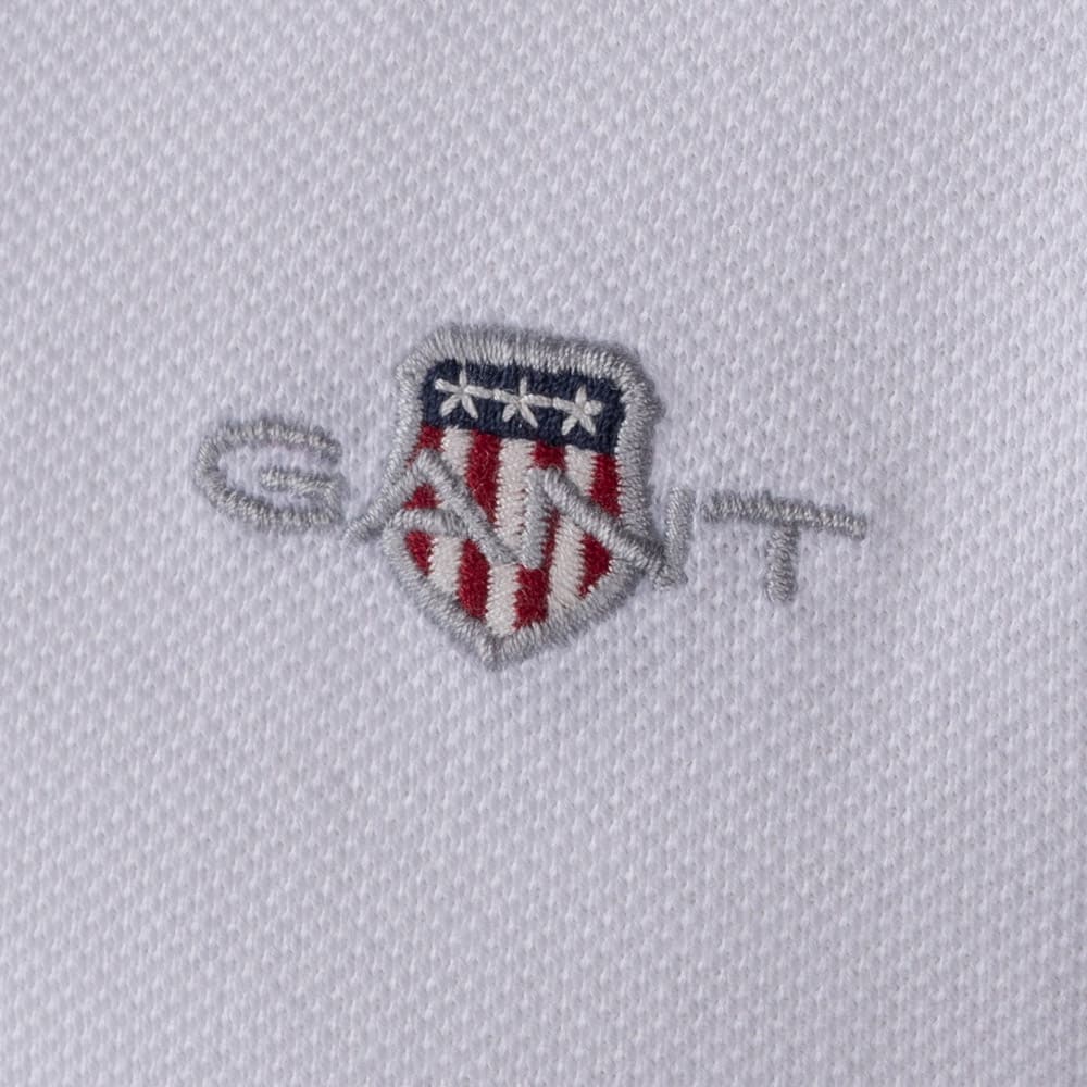 Gant Λευκό Κοντομάνικο polo - 3G2210-1