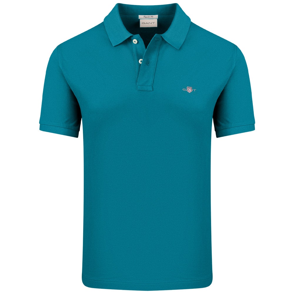 Gant Τιρκουάζ Κοντομάνικο polo - 3G2210-1