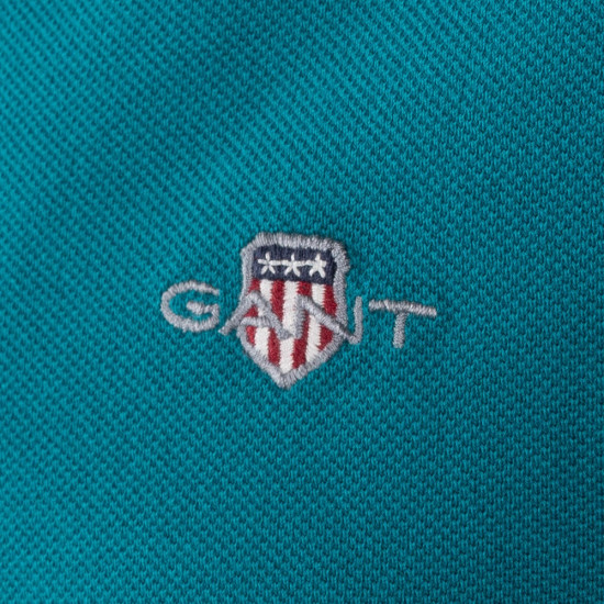 Gant Τιρκουάζ Κοντομάνικο polo - 3G2210-1